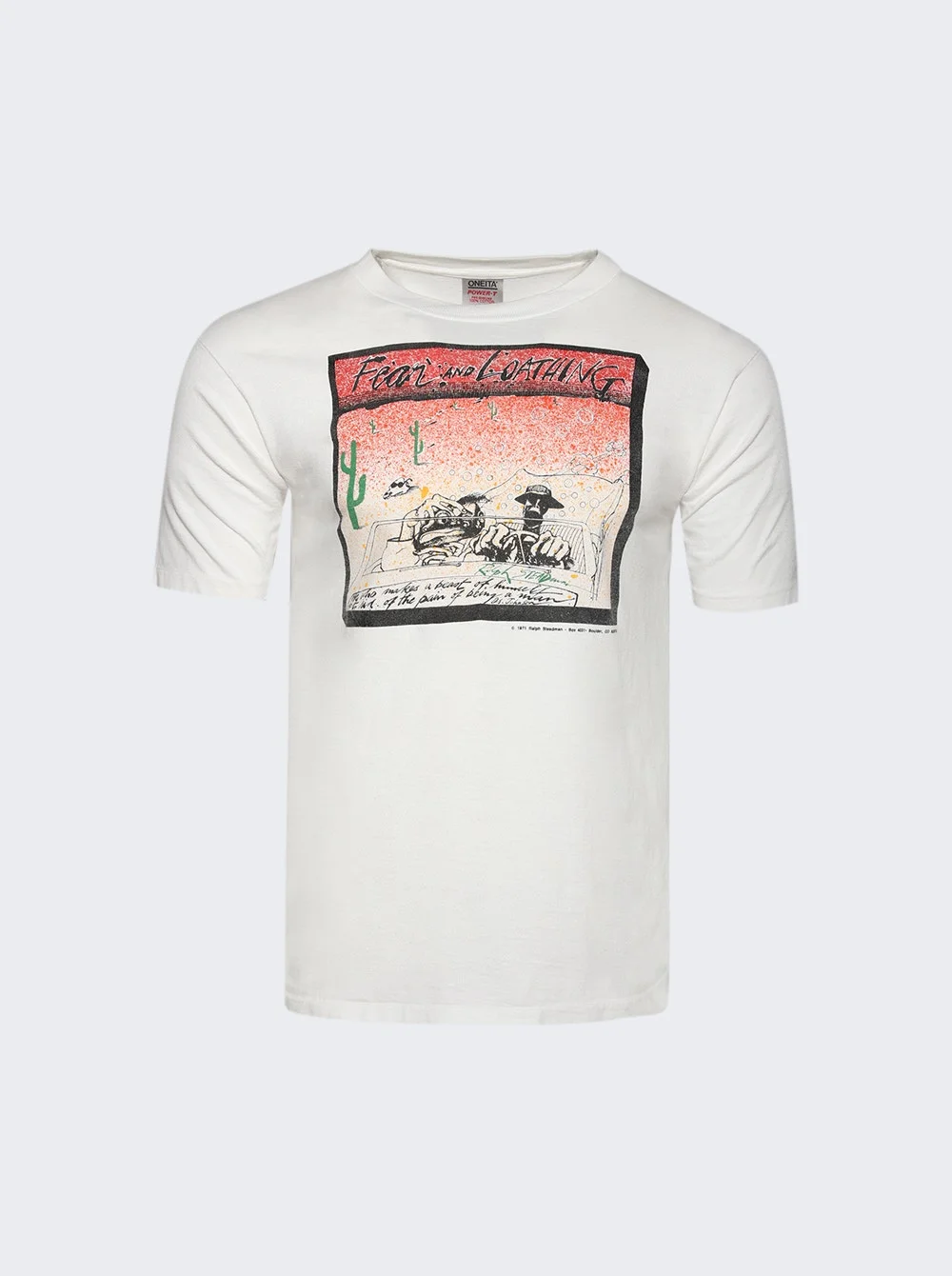 Fear And Loathing T-shirt White - 1