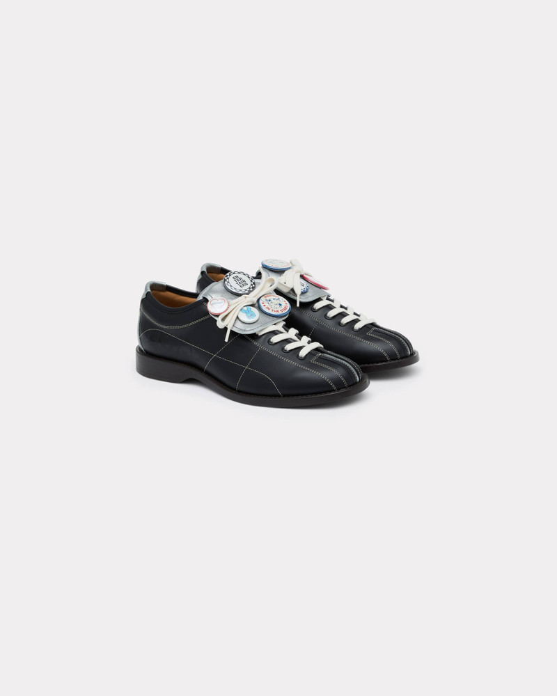 'KENZO Striker' bowling derbies in leather 2