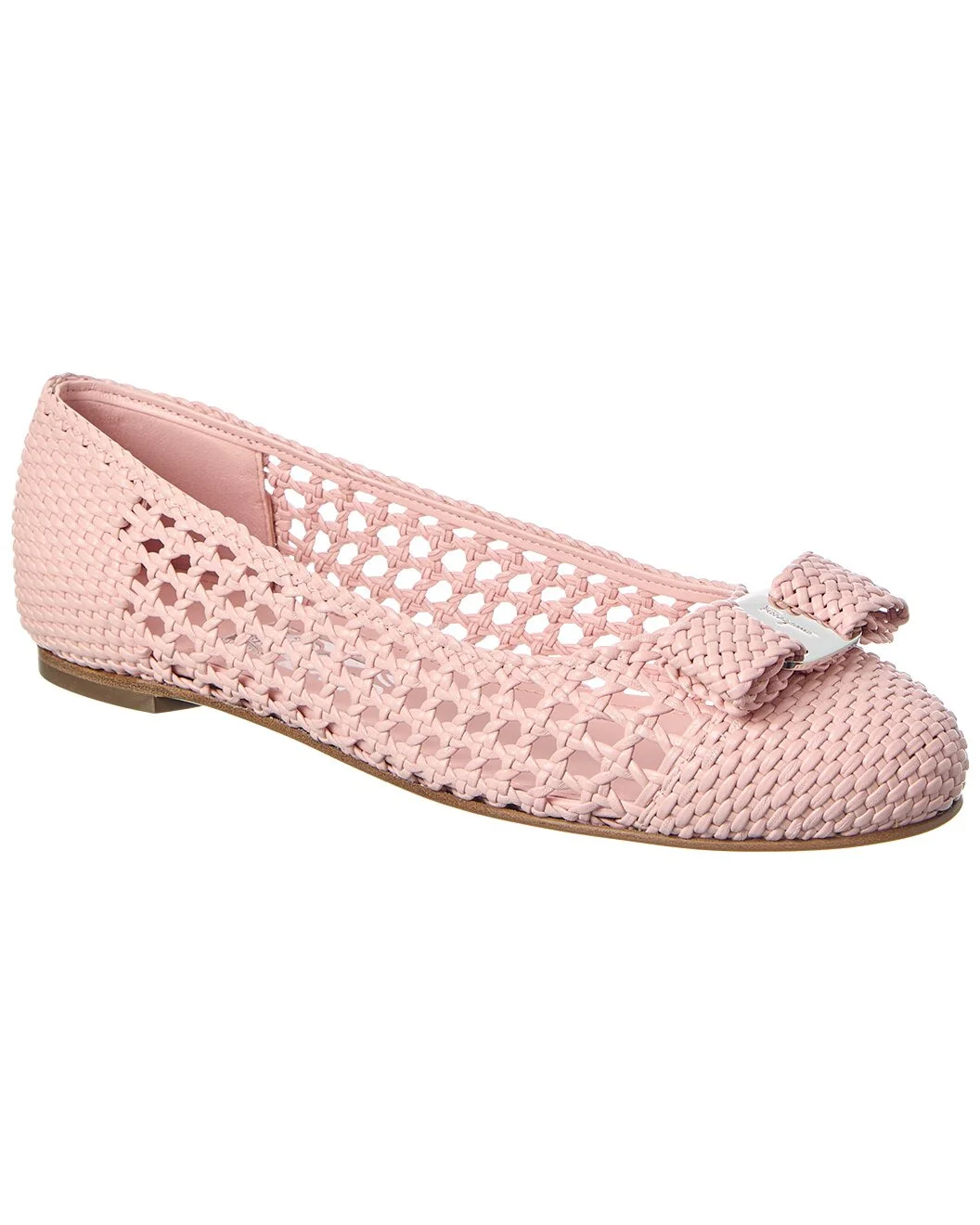 Ferragamo Varina Leather Ballet Flat - 1