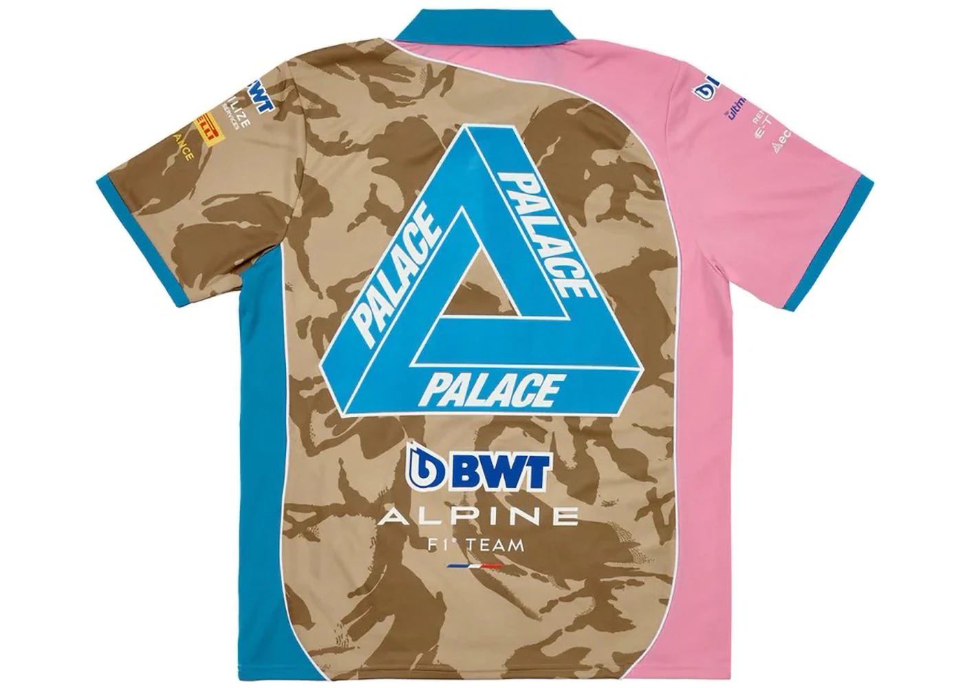 Palace x Kappa For Alpine Tech Polo Desert Camo - 2