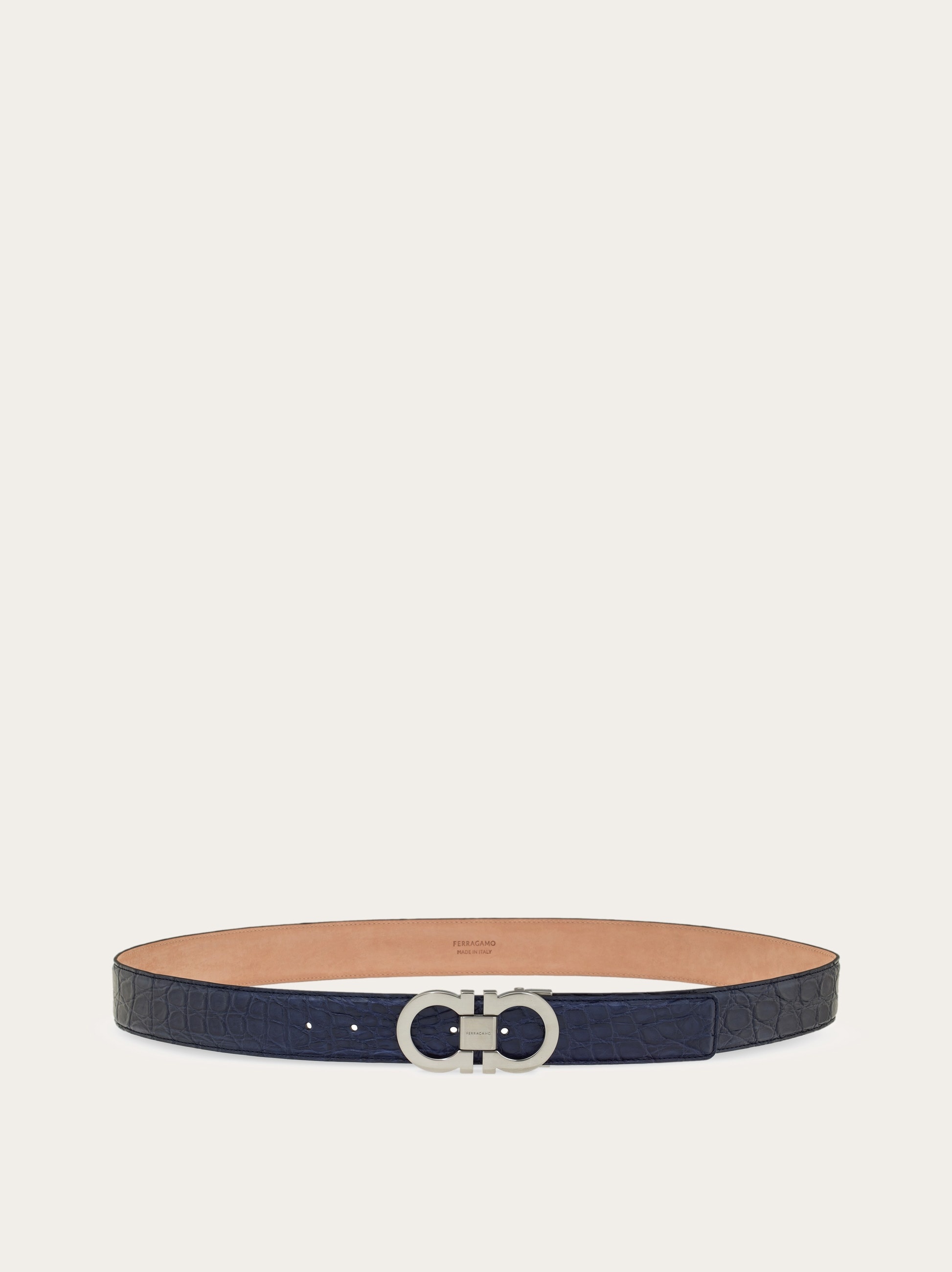 Adjustable Gancini belt - 3