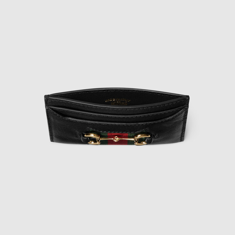 GUCCI Gucci Horsebit Web card case outlook