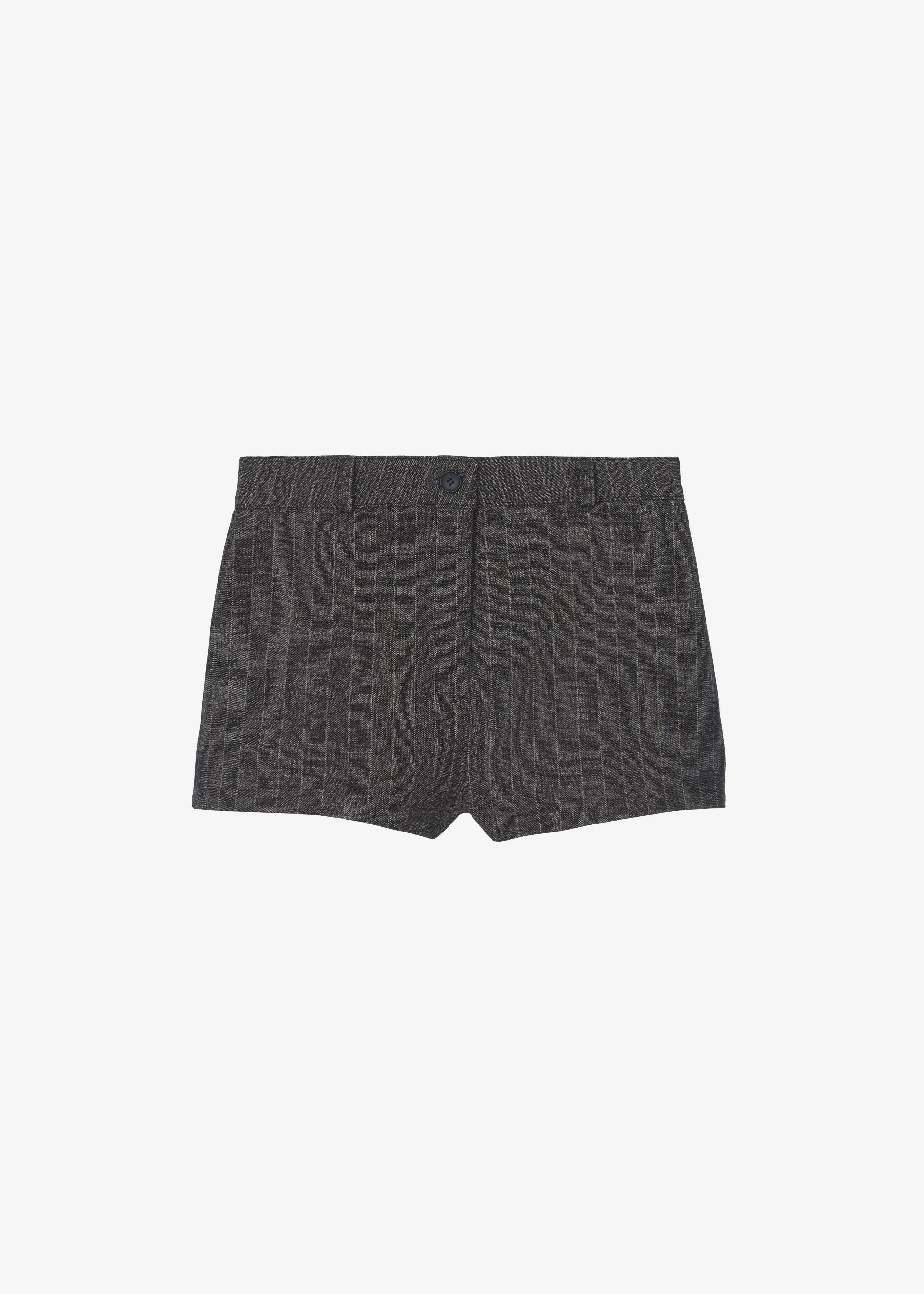 Tenby Striped Hot Pants - Brown Melange - 1