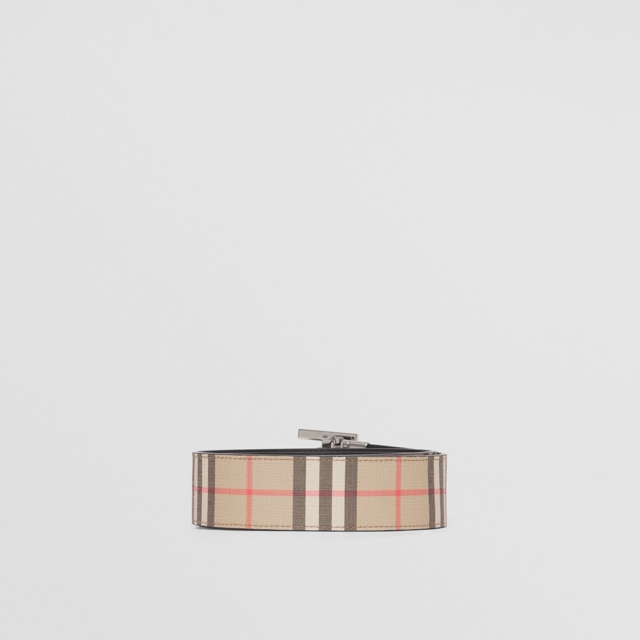 Reversible Monogram Motif Vintage Check Belt - 6