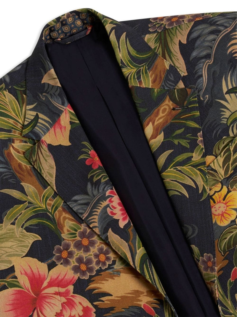floral-print single-breasted blazer 5