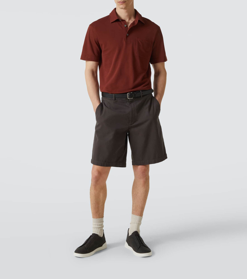 ZEGNA Cotton piqué polo shirt outlook