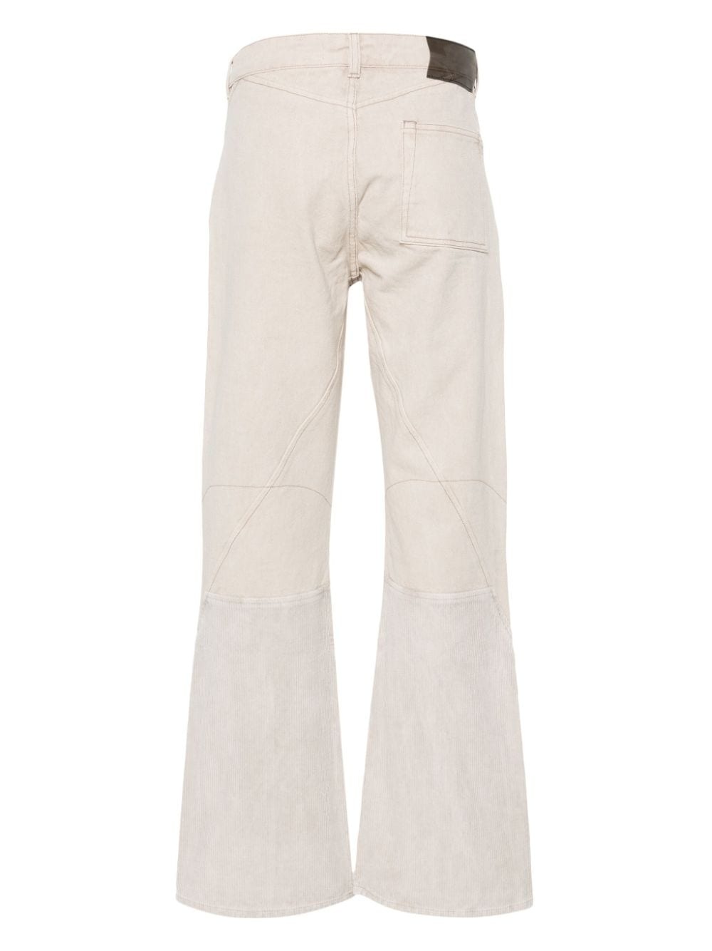 Moto-cut flared jeans - 2