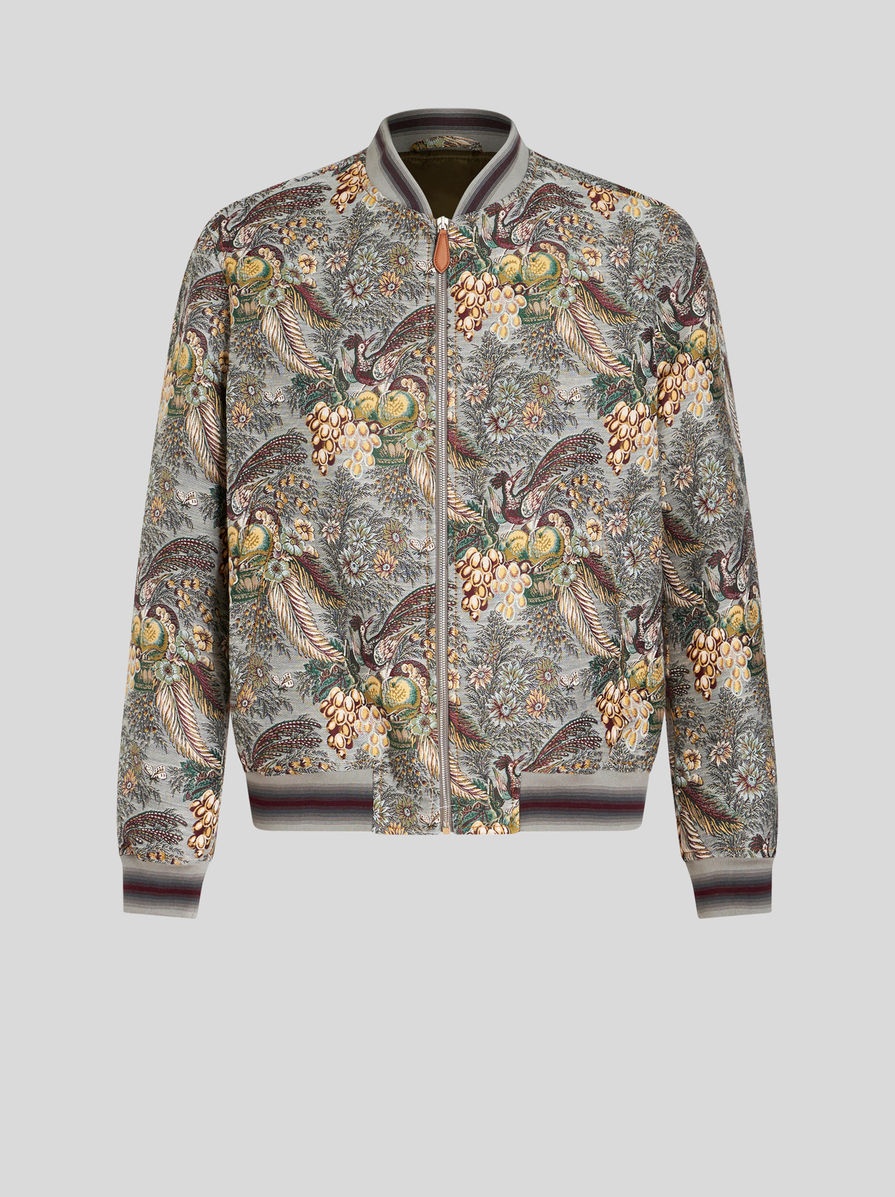 JACQUARD BOMBER JACKET - 1