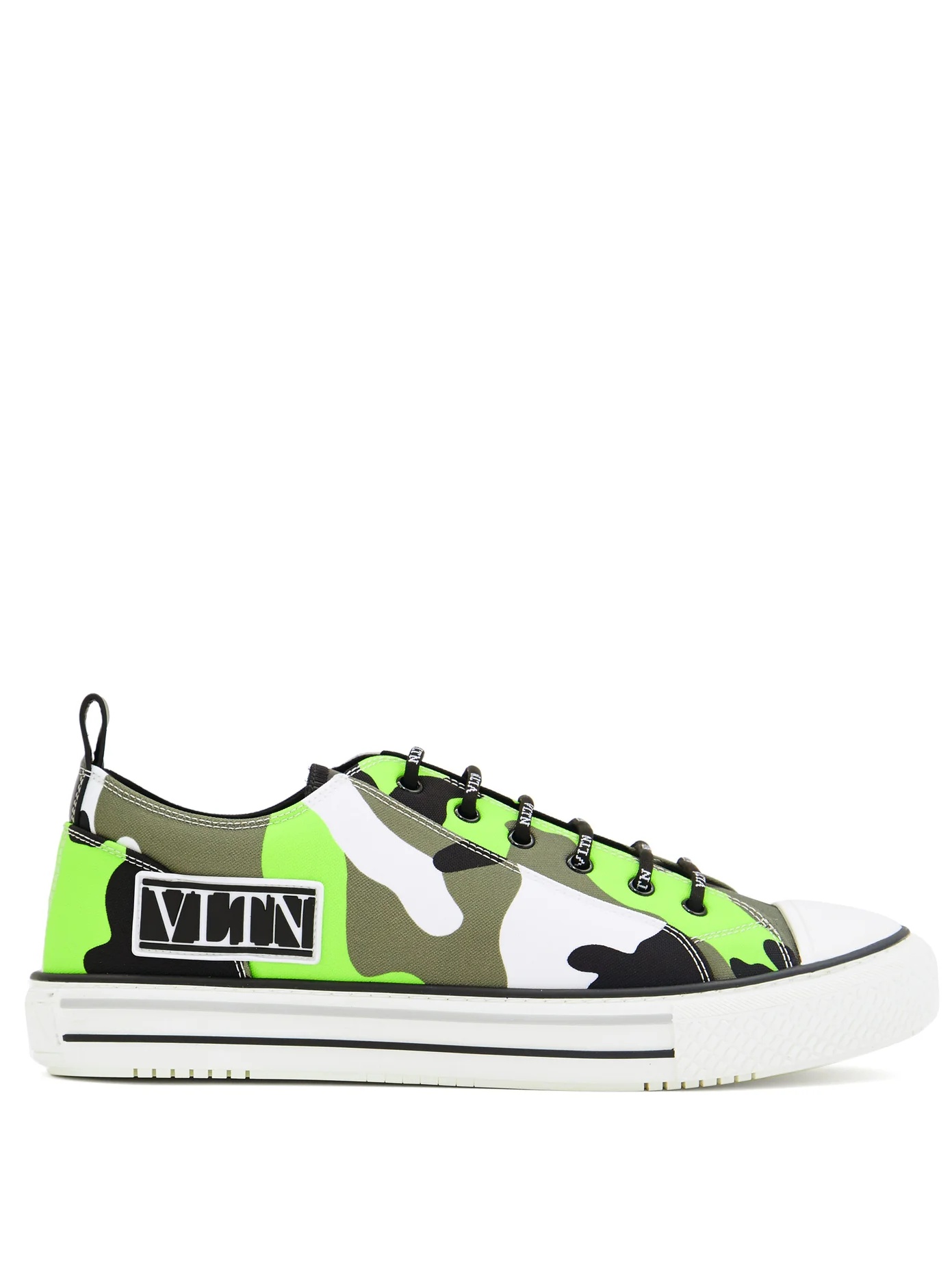 Giggies camouflage-print canvas trainers - 1