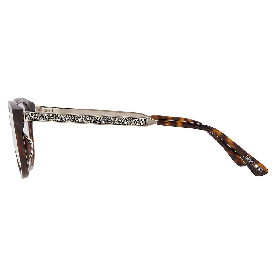 Jimmy Choo Demo Oval Ladies Eyeglasses JC202 0086 52 - 5