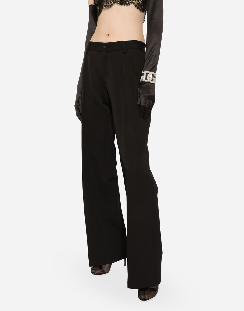 Dolce & Gabbana Rigid rhinestone-detailed bracelet with DG logo outlook