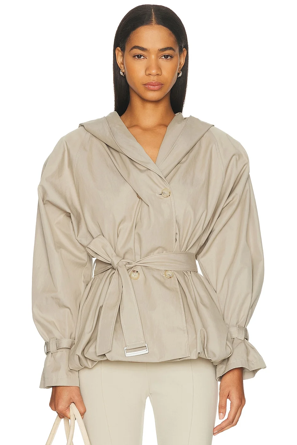 Belted Trench Jacket - 1