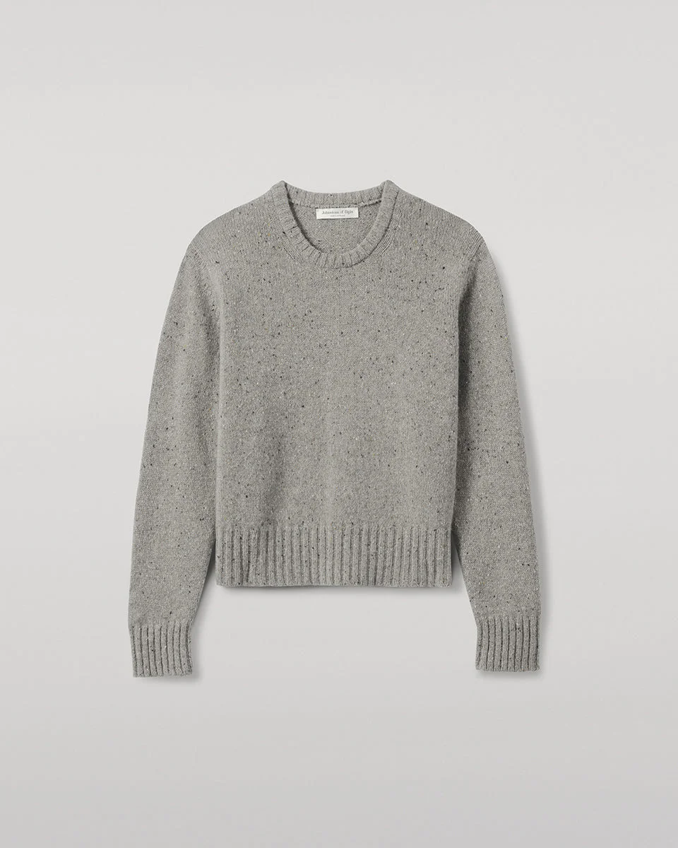 Donegal Cashmere Grey Jumper - 1