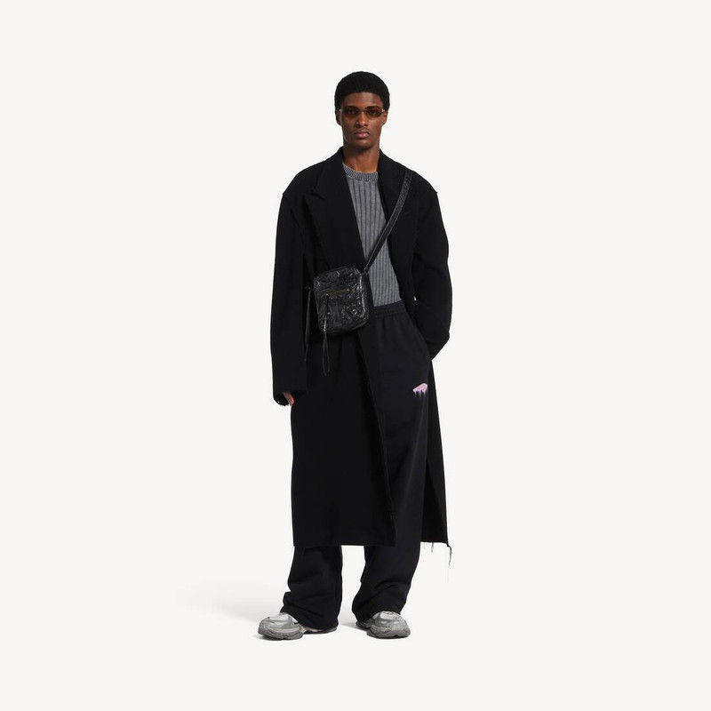 BALENCIAGA Men's Le City Vertical Crossbody Bag in Black outlook