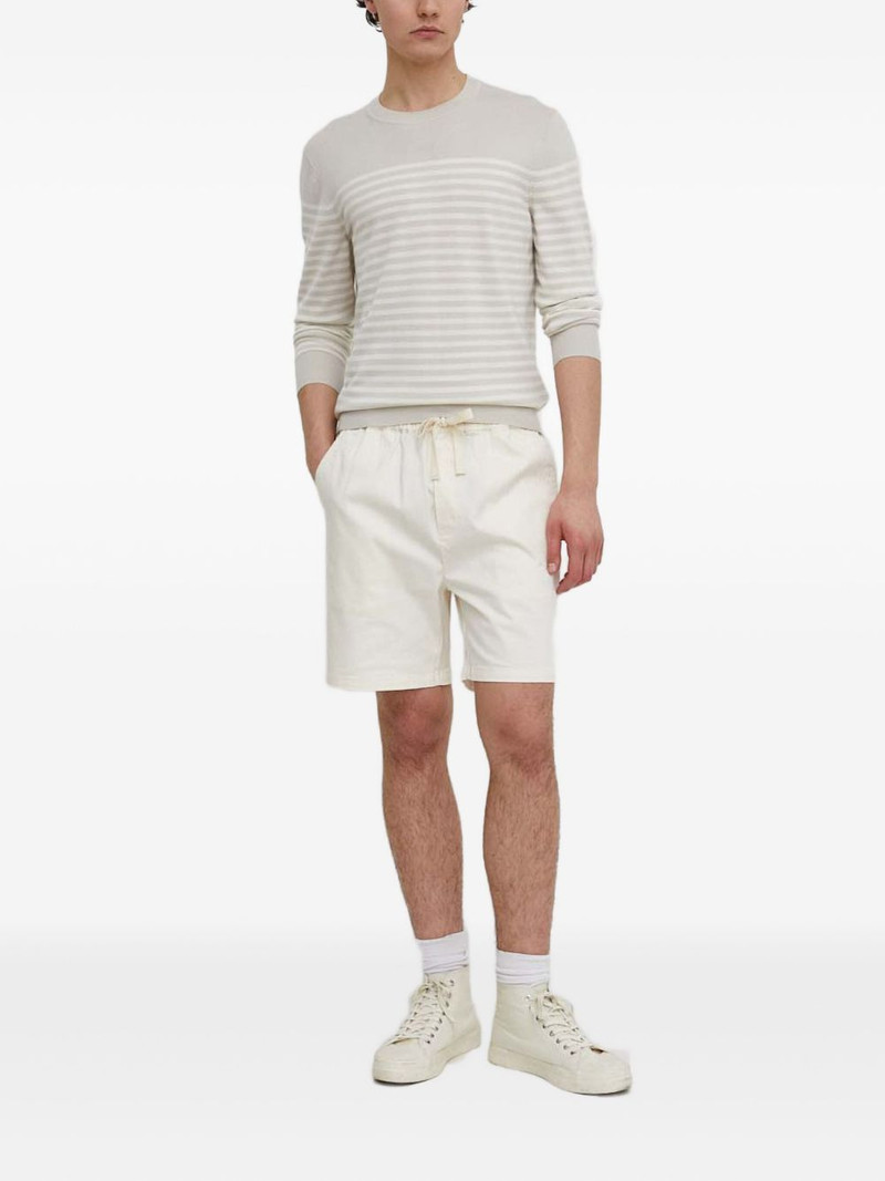 Theory striped-pattern crewneck sweater outlook