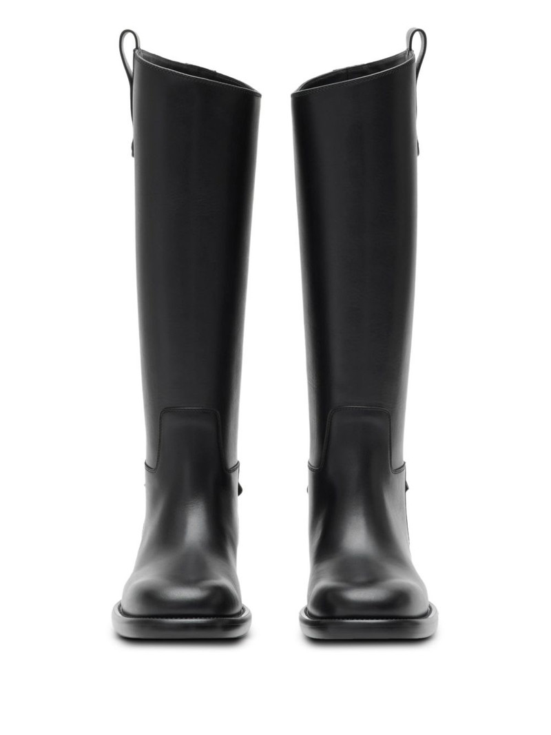 Burberry Cavalier calf-leather knee-high boots outlook