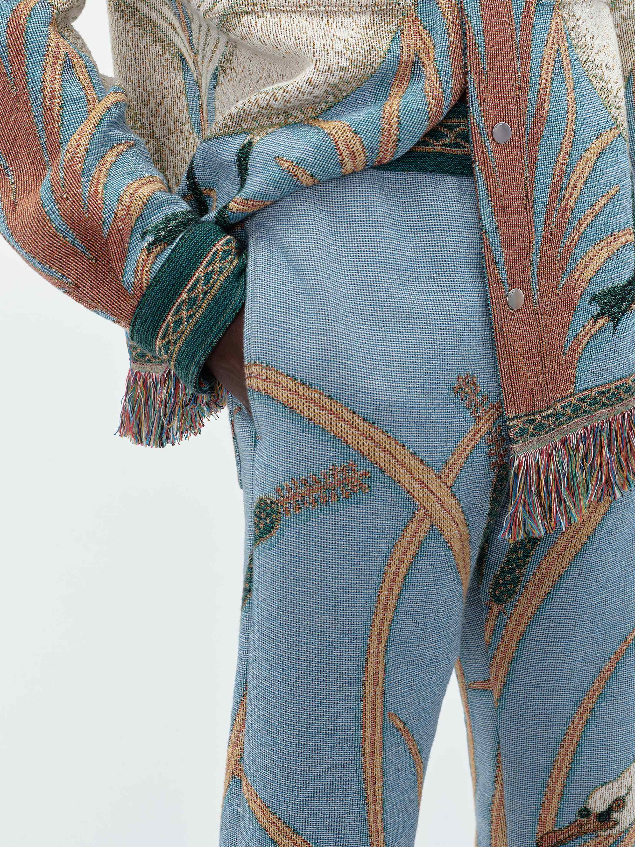 SWAN TAPESTRY FLARE PANT - 6