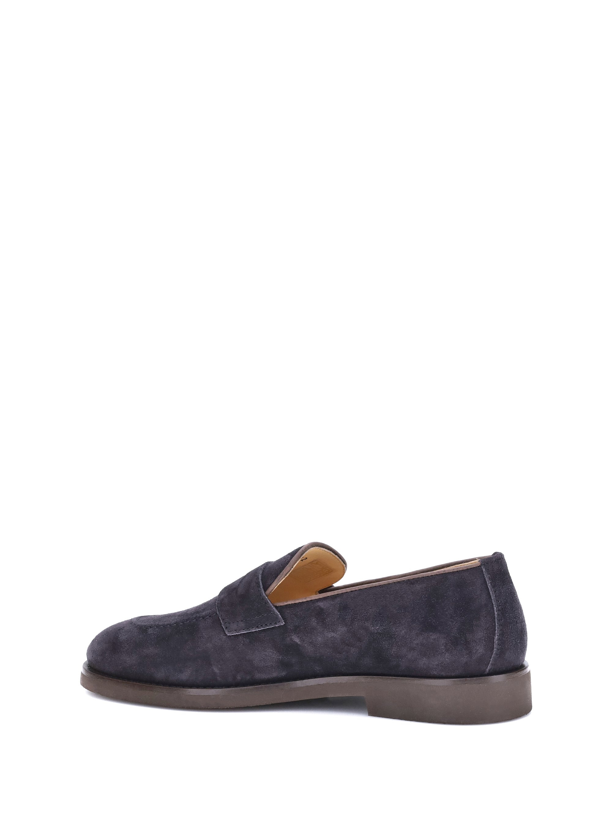 Brunello Cucinelli Men Suede Loafers - 3