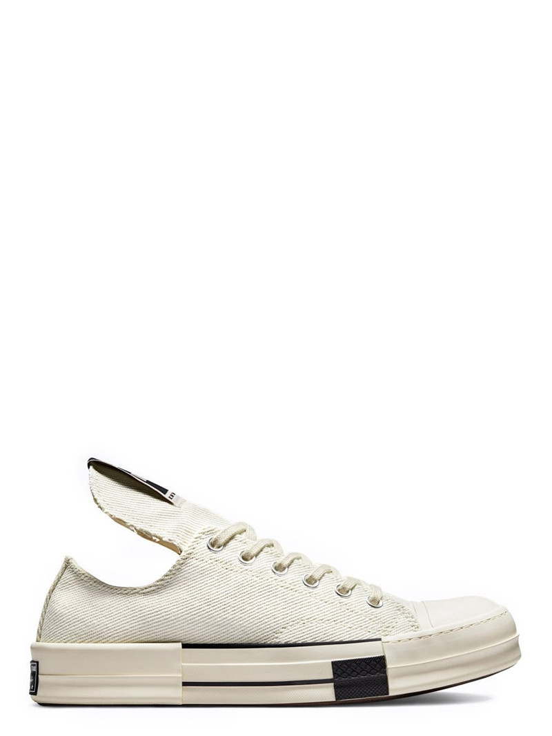 Converse x Rick Owens – DRKSTAR Chuck 70 Ox Lily White/Egret/Black - 1
