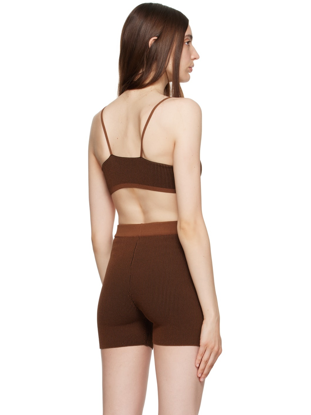 Brown Le Raphia 'Le Pralu' Bra - 3