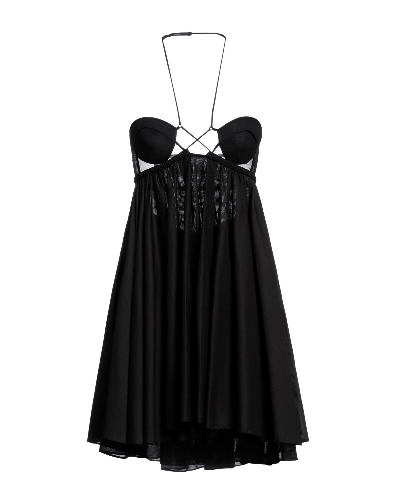 Black Women's Short Dress - 1