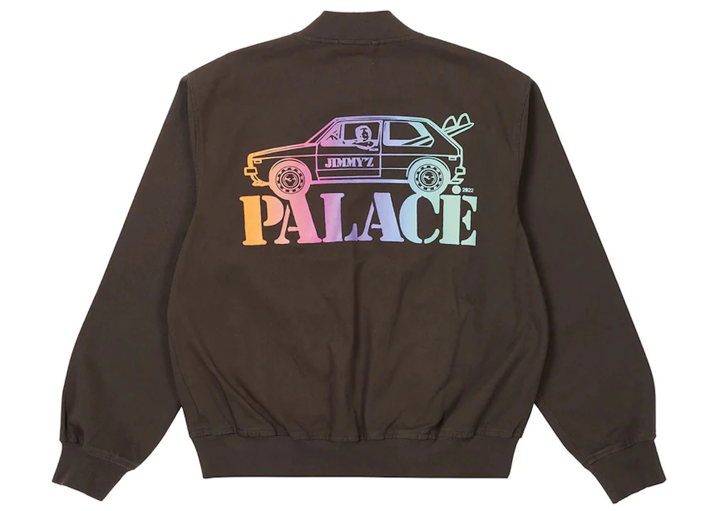 Palace Jimmy'z Washed Twill Bomber Grey - 1