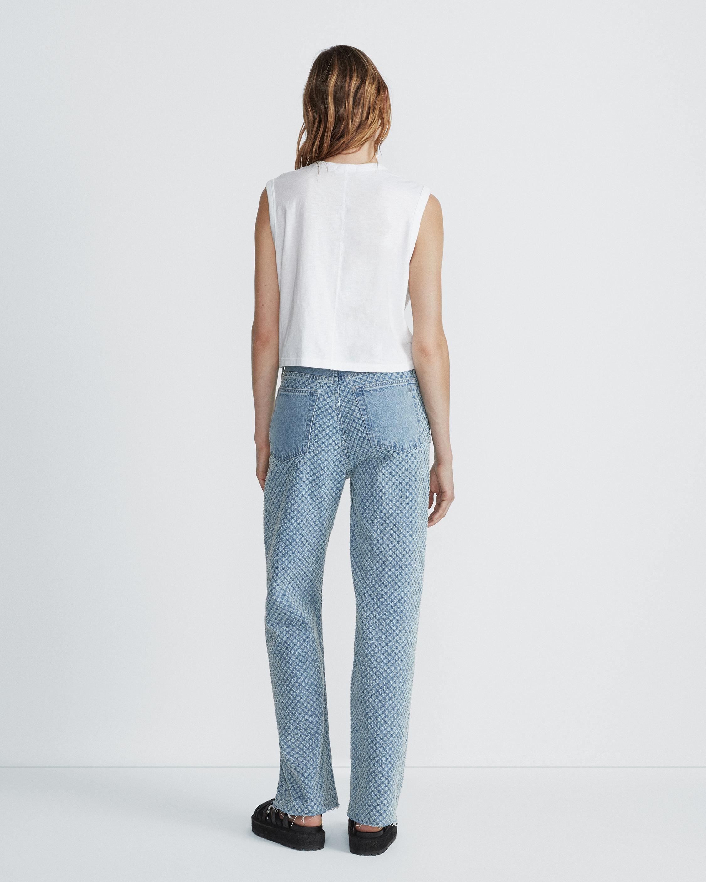 Logan Wide Leg - Indigo Tweed
Mid-Rise Rigid Jean - 5