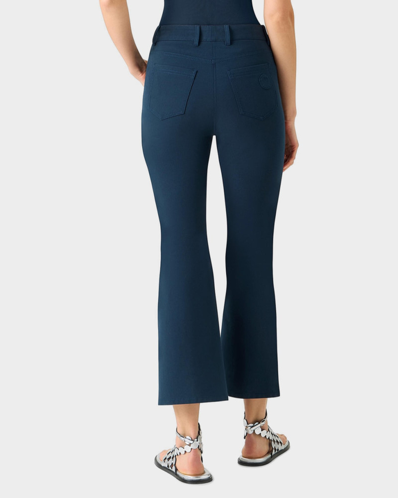 Cali Stretch Cotton Kick Flare Pants 3