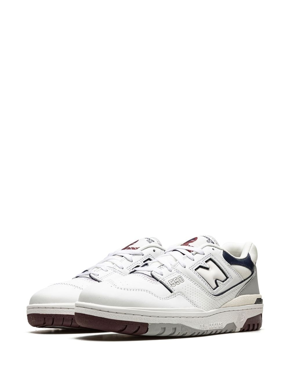 550 "White/Indigo/Burgundy" sneakers - 3