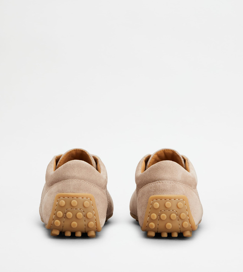 Tod's TOD'S T-MARATHON SNEAKERS IN SUEDE - PINK outlook