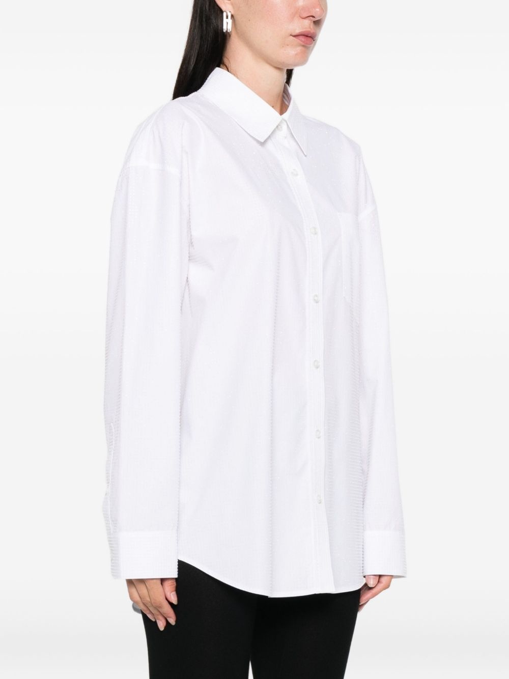 Alexander Wang chest-pocket cotton shirt | REVERSIBLE