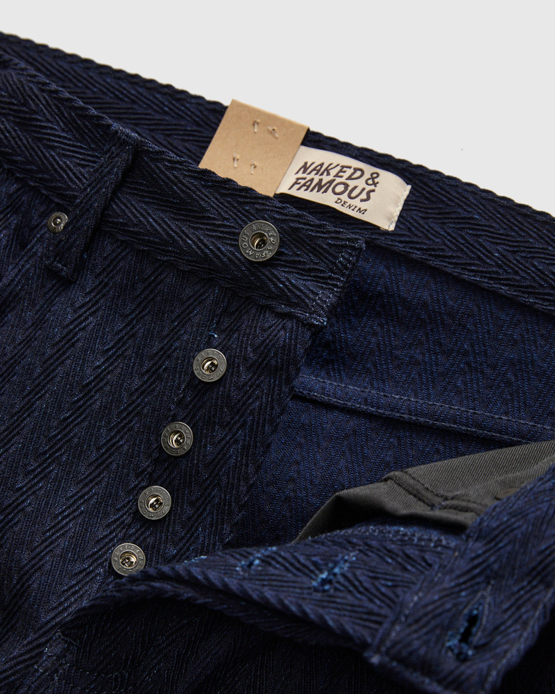 "Indigo Sugiaya" 12oz Herringbone Dobby Twill - Easy Guy Fit 6