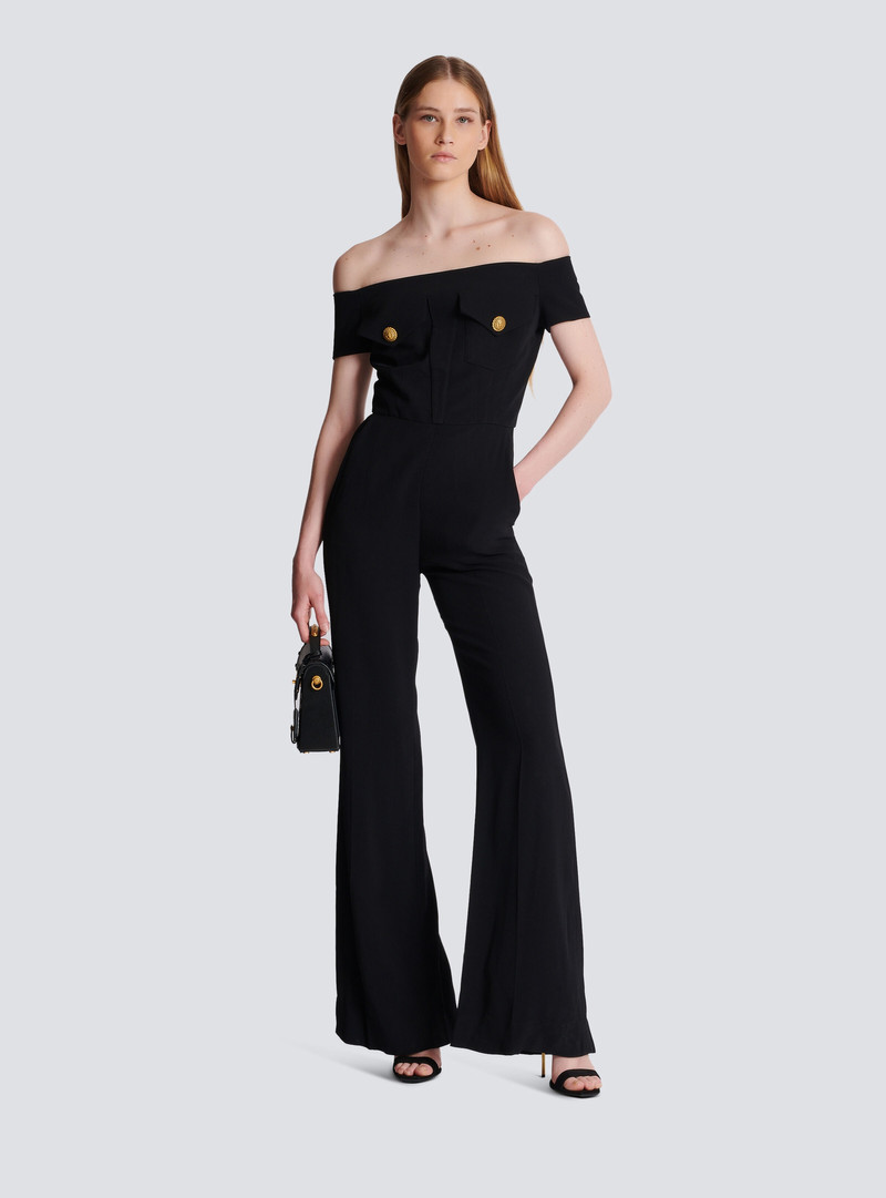 Balmain Crepe jumpsuit outlook