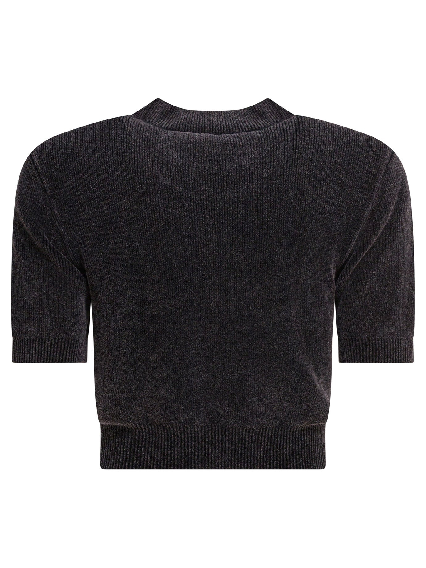 Alexander Wang Cropped Crew Neck T-shirt - 2