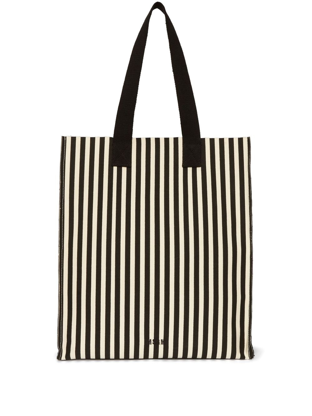 striped tote bag - 1