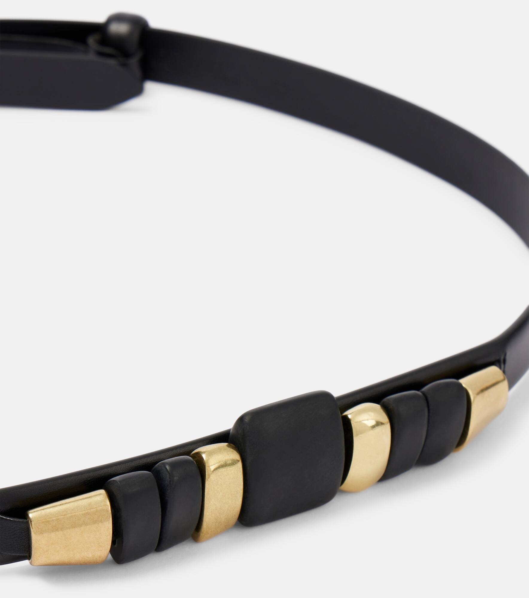 Raissa beaded leather belt - 3