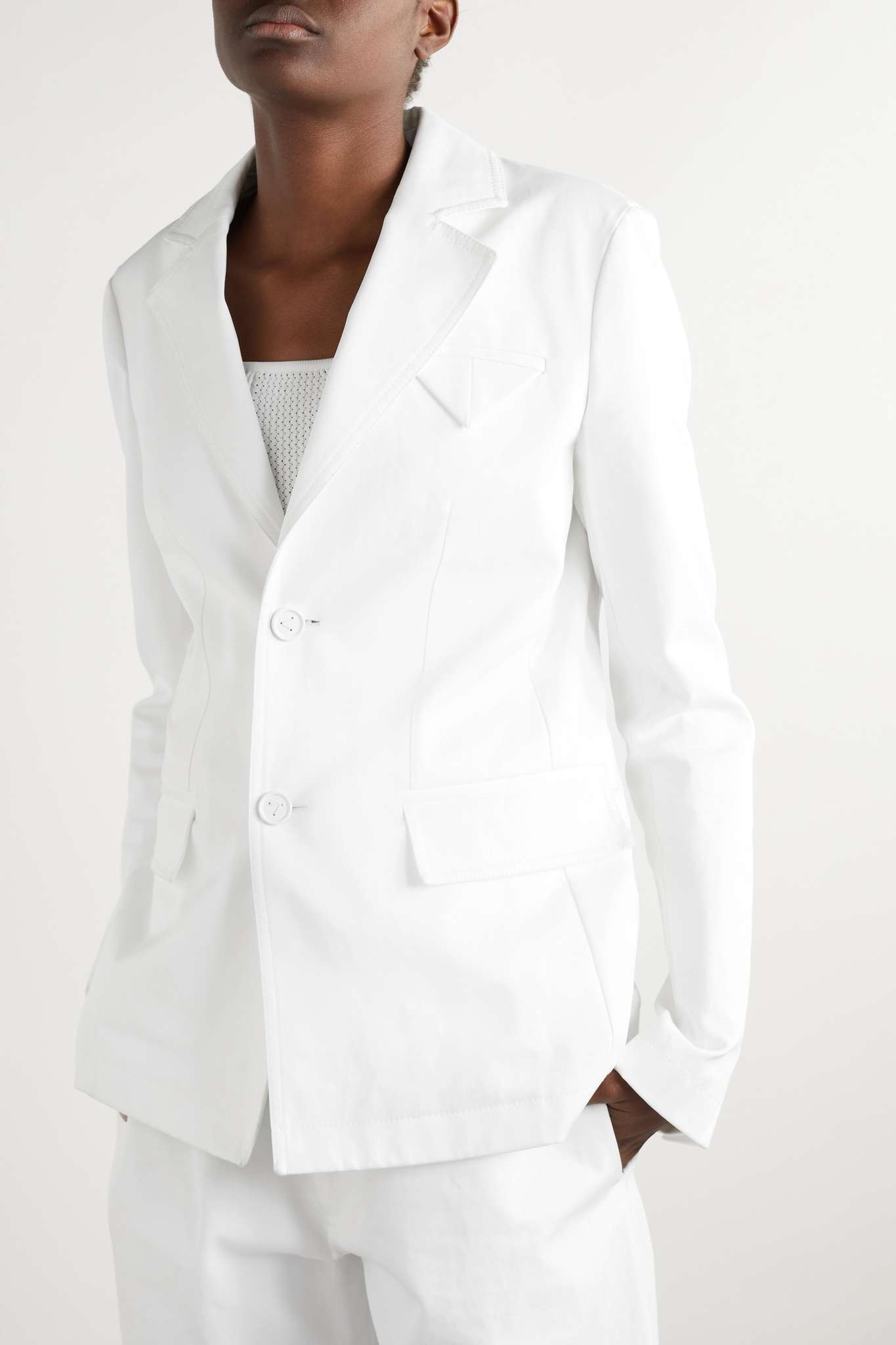 Cotton-twill blazer - 3