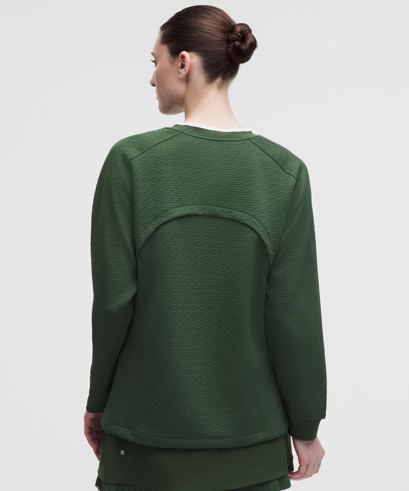 Jacquard High-Low Golf Pullover 3