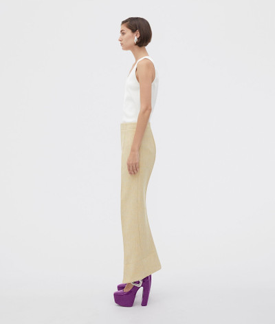 Bottega Veneta curved shape double wool trousers outlook