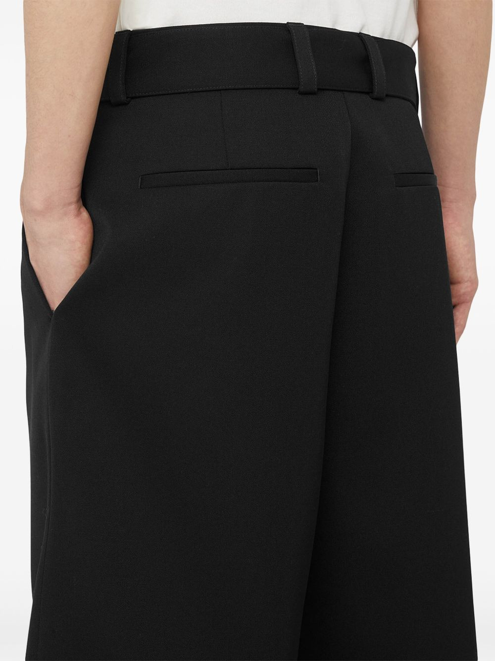 tailored wool shorts - 6