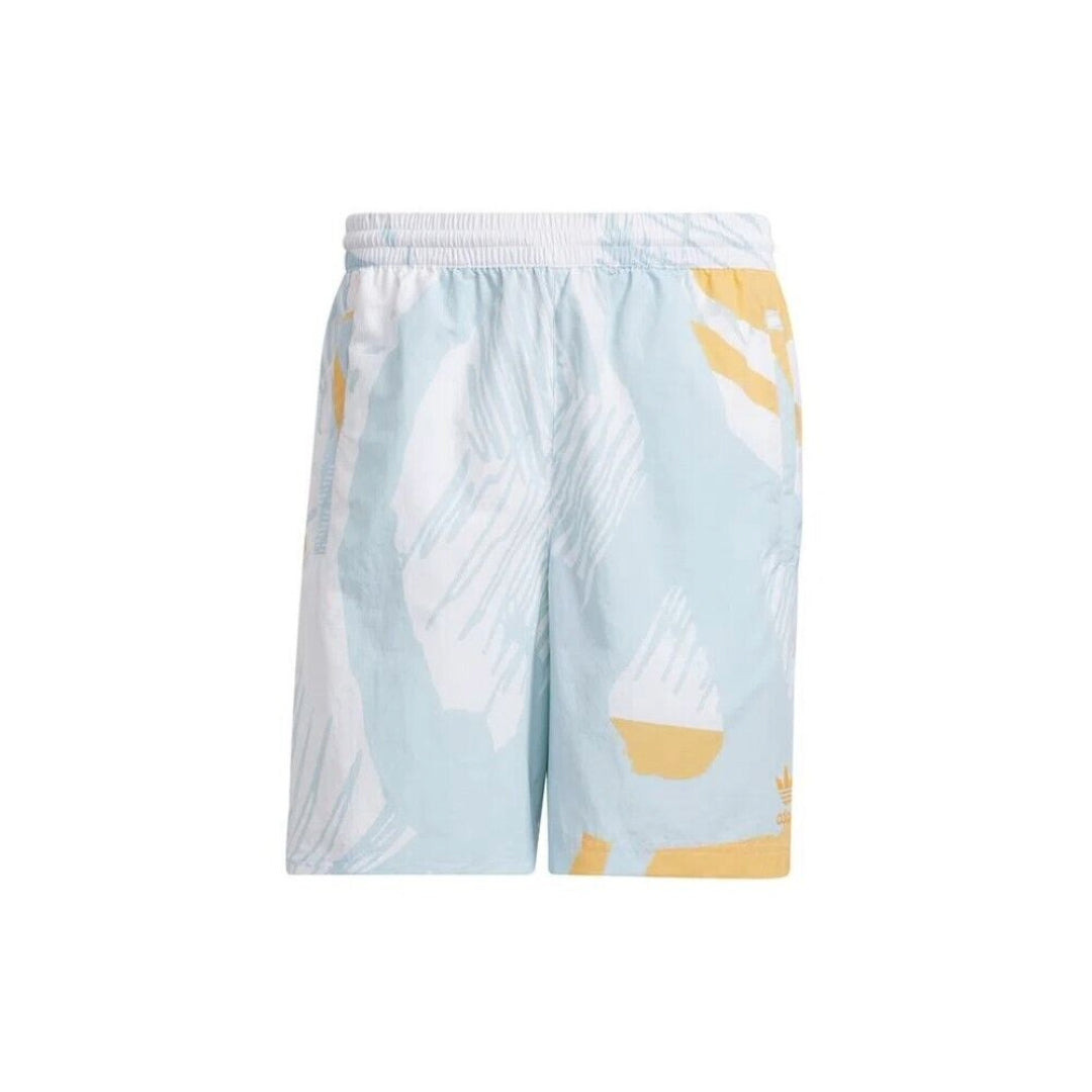 adidas originals Adiplay Allover Print Shorts 'Blue White' HC2133 - 1