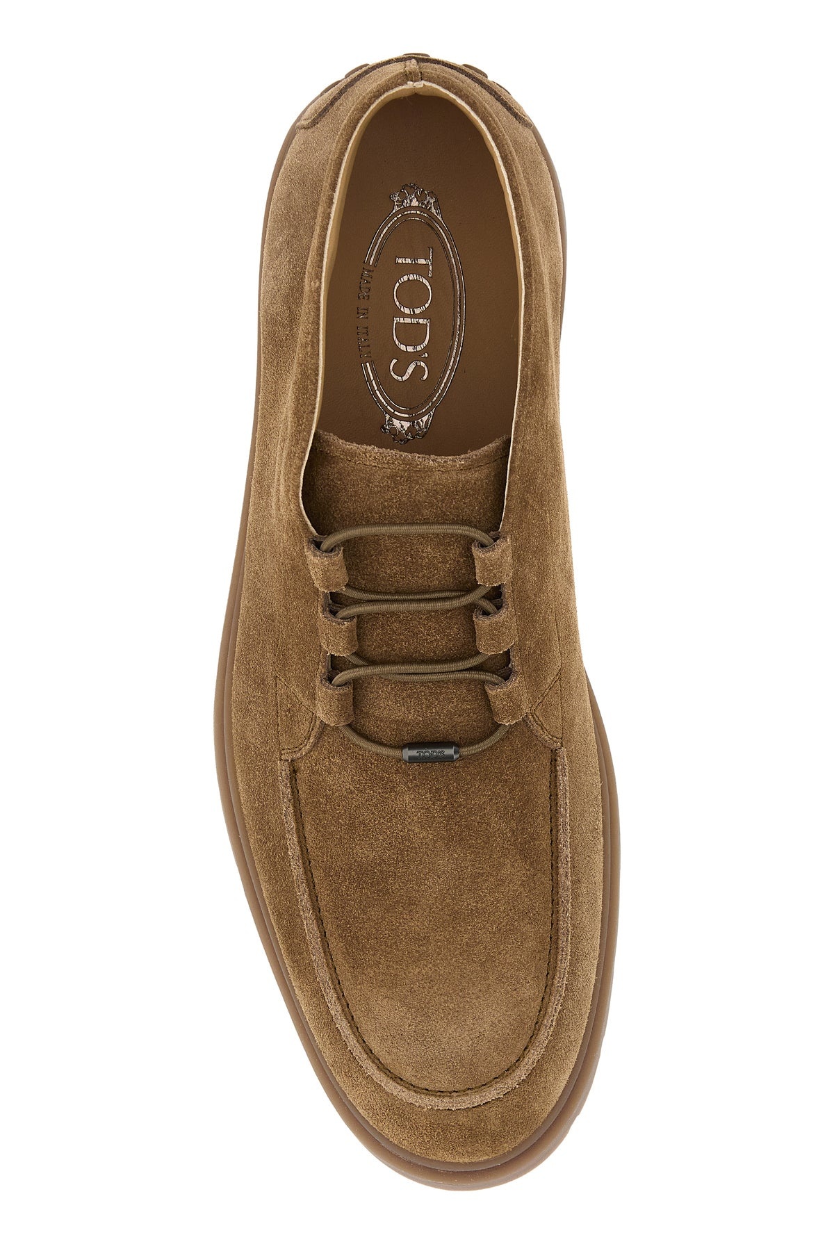 Mud suede lace-up shoes - 4