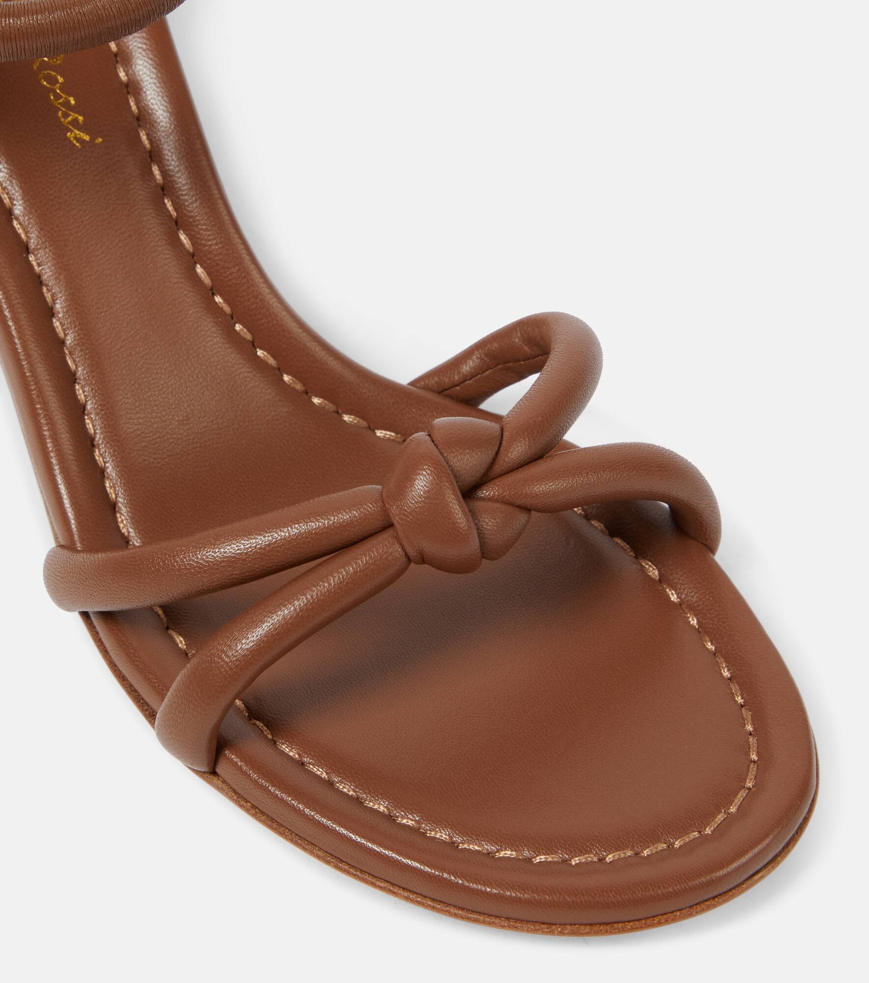 Cassis 60 leather sandals - 6