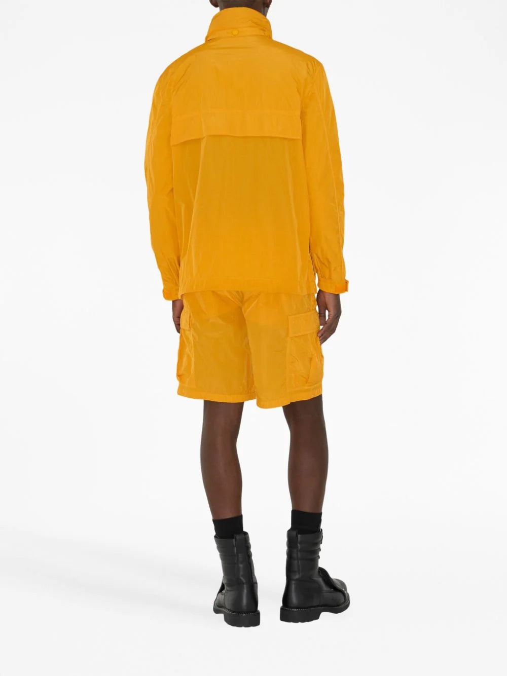 ELASTICATED-WAIST CARGO SHORTS - 4