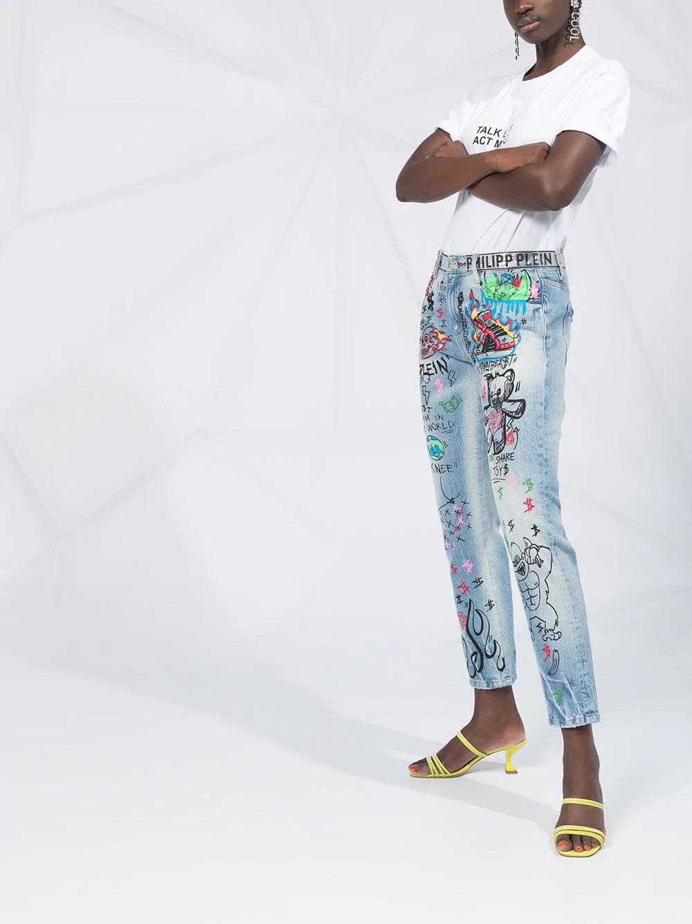 Art 5 Graffiti boyfriend jeans - 4