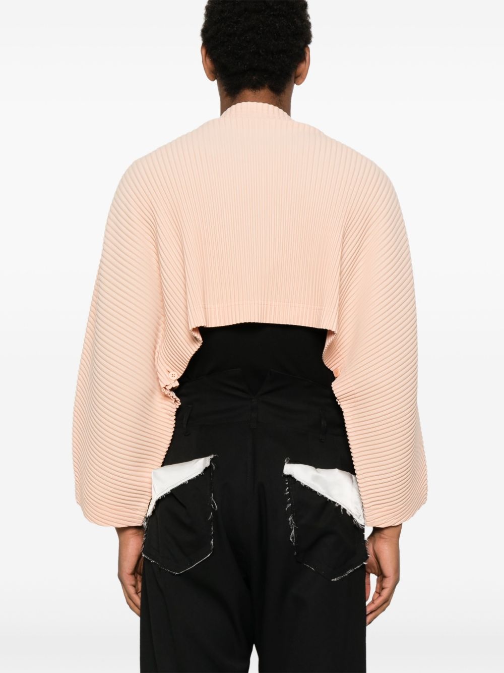 plissé-effect T-shirt - 4