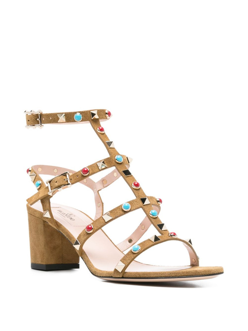Valentino stud-embellished strap sandals outlook