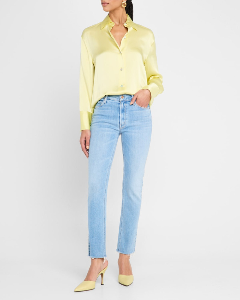 The Mid-Rise Dazzler Ankle Fray Jeans 3