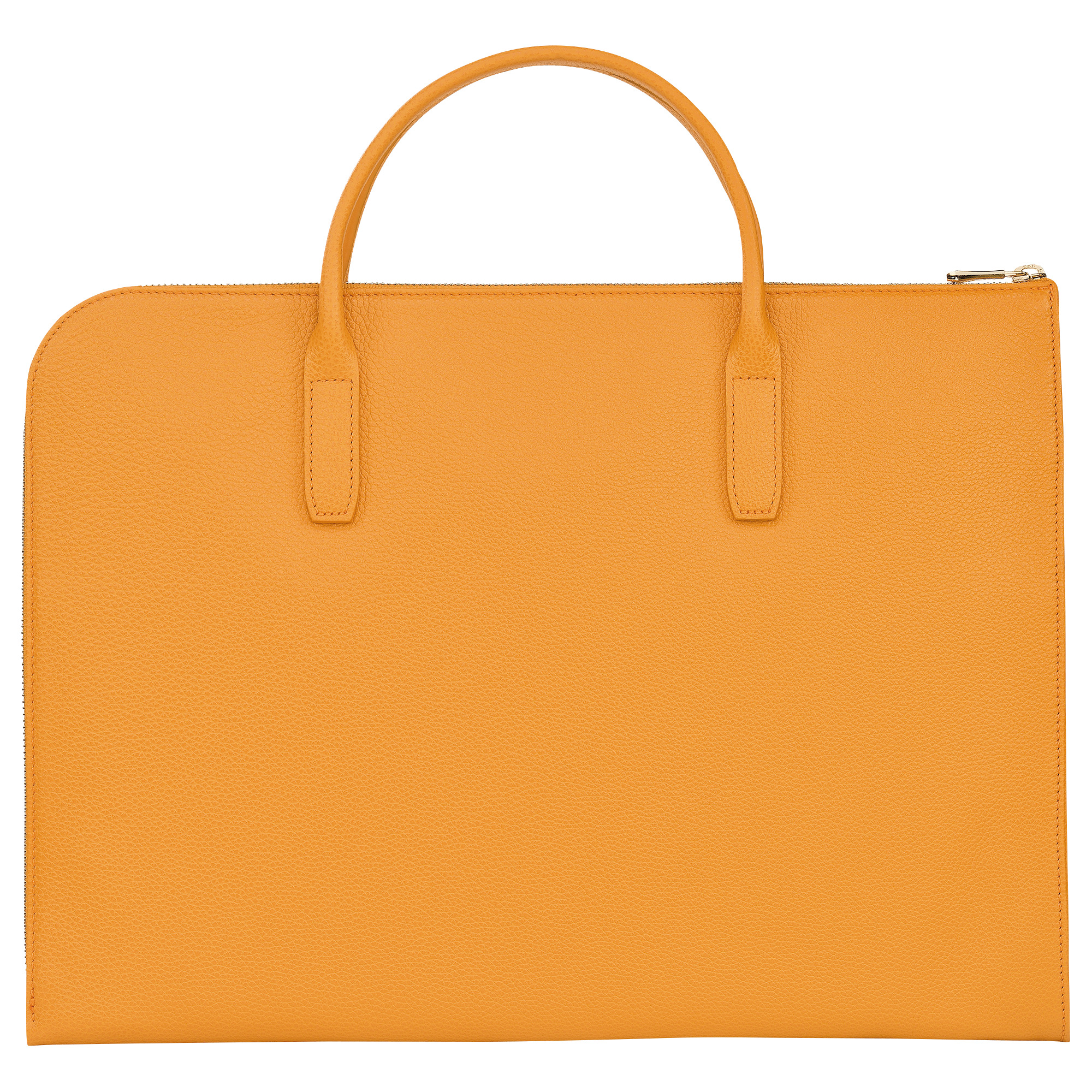 Le Foulonné S Briefcase Apricot - Leather - 4
