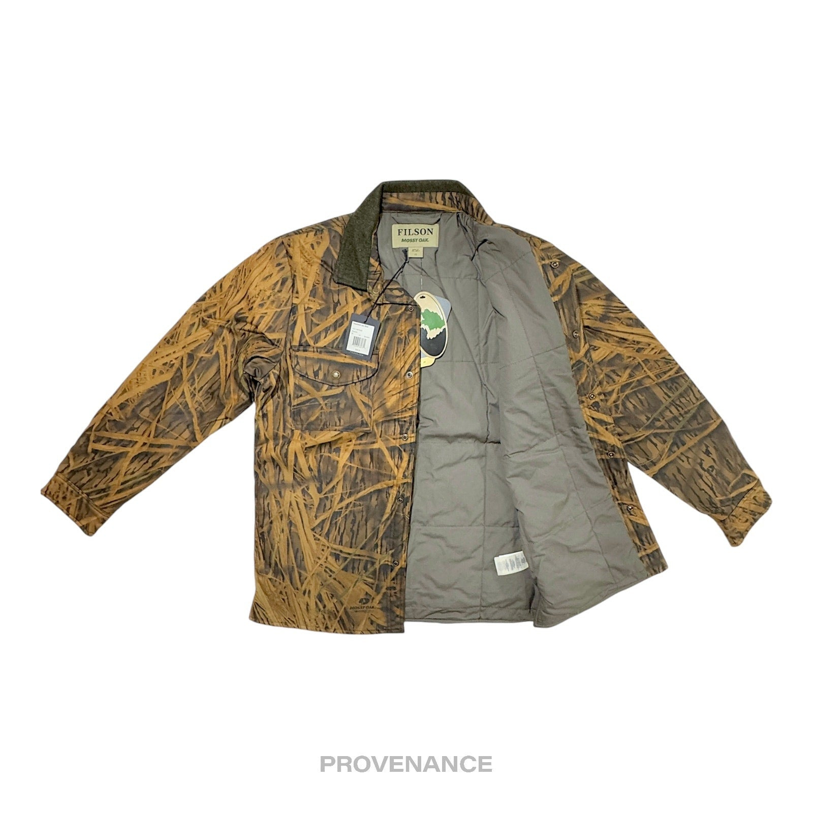 Filson Insulated Jac Shirt - Mossy Oak Shadow Grass - XS - 4